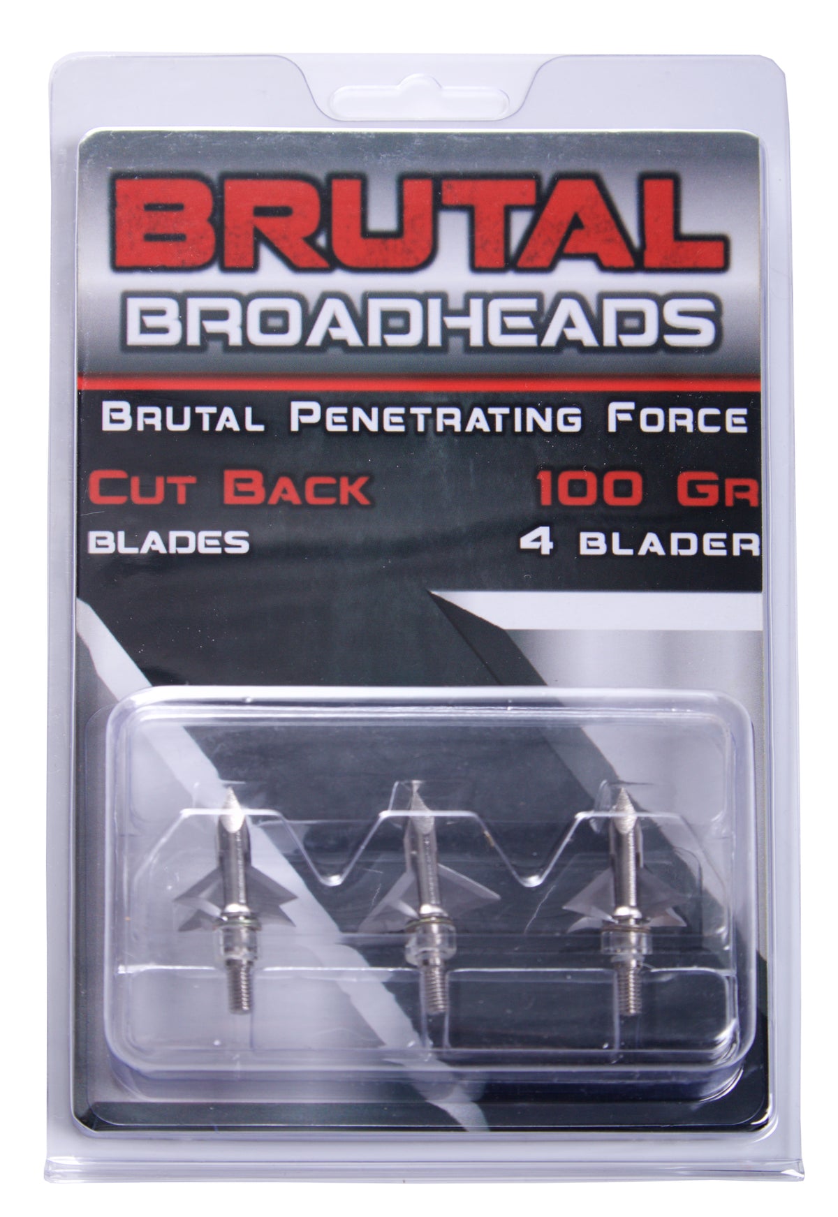 Brutal Broadheads 100gr (3 pack) — Carbon Core Arrows