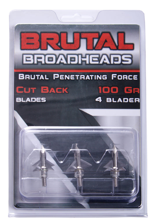 Brutal Broadheads 100gr (3 pack) — Carbon Core Arrows